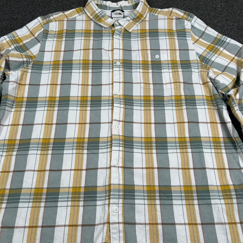 The North Face Hayden Pass 2.0‎ Gardenia Button Up Long Sleeve Shirt Mens XXL